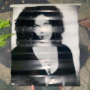 Janet jackson poster Stylish black and white portrait poster. Perfect for